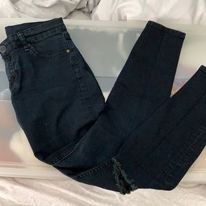 Nordstrom Edyson Black Ripped Jeans